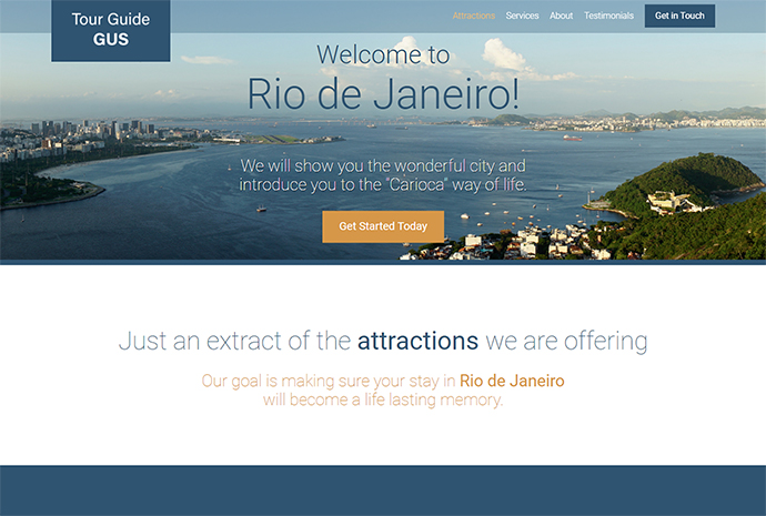 Brazil Virtual Tour Website